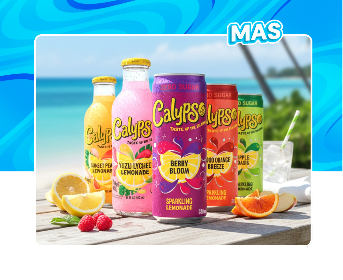 Boisson fruitée rafraichissante : 5 nouveautés Calypso en 2026
