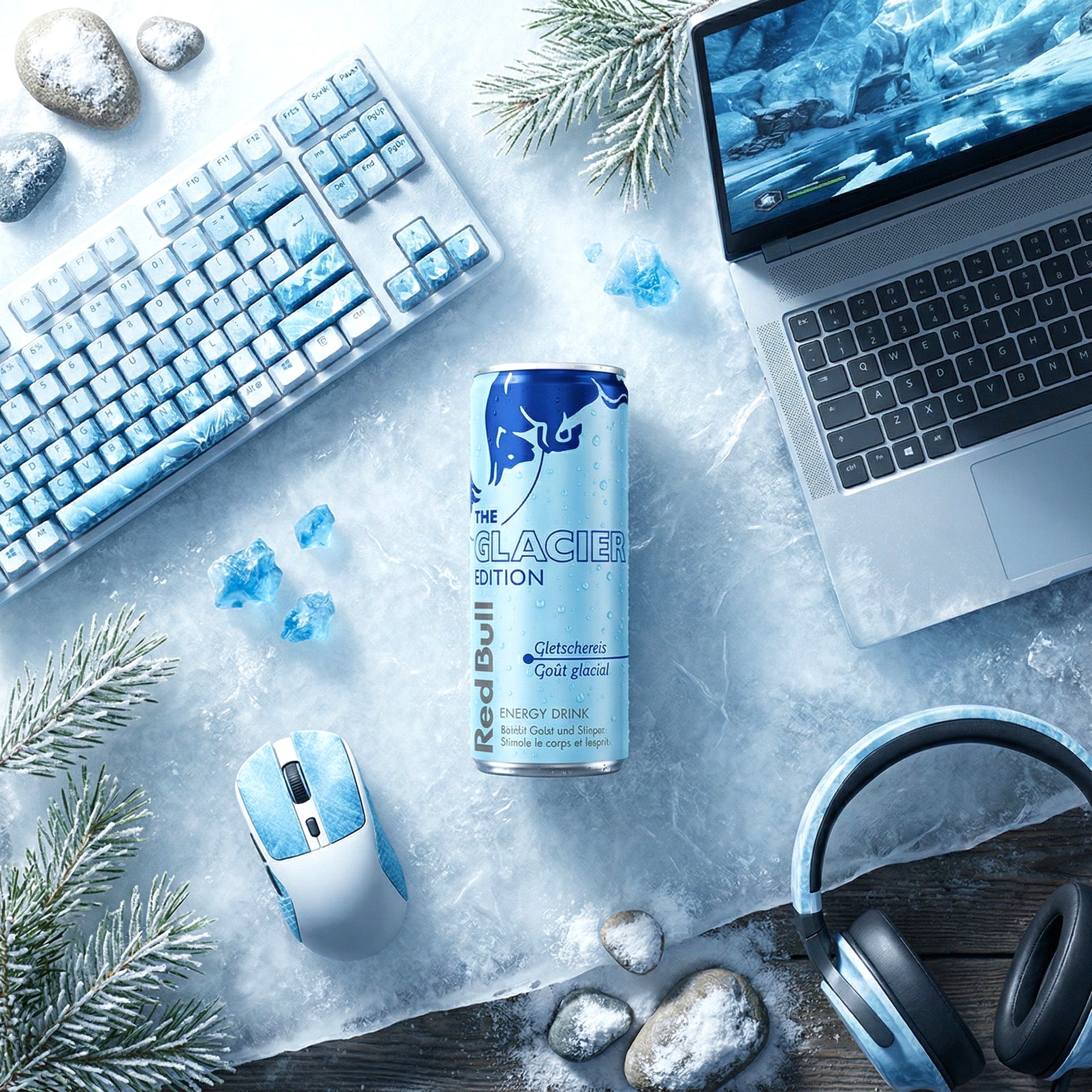 Red Bull Energy Drink Edición Glaciar