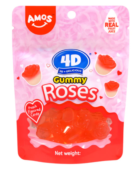 Amos 4D Gummy Roses