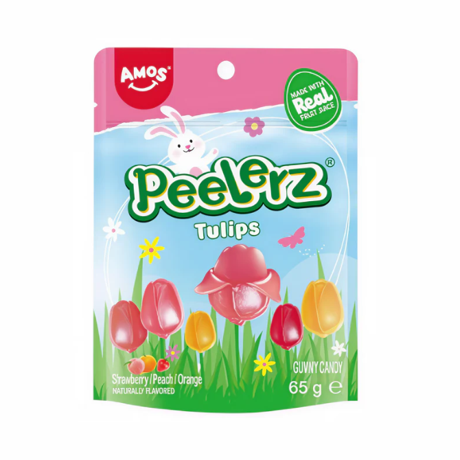 Candy Amos Peelerz Gummy Tulips Easter - My American Shop