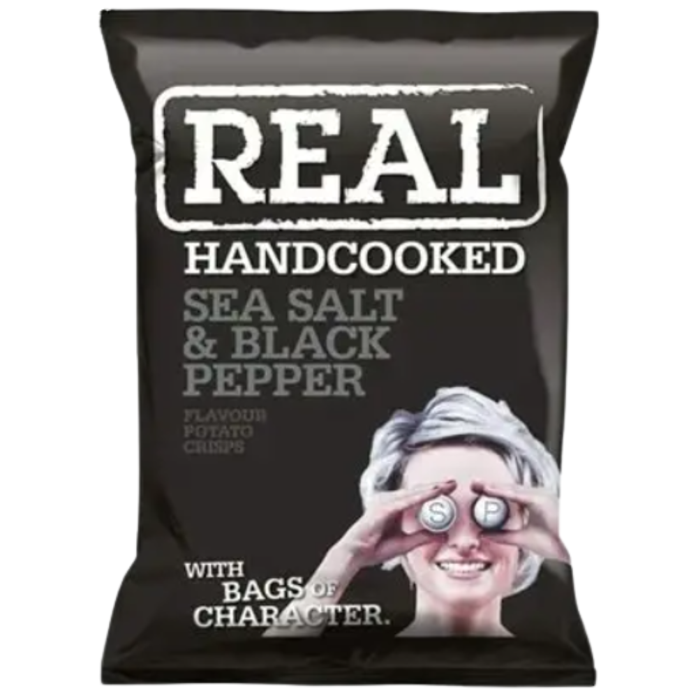 Real Crisp Sea Salt & Black Pepper - My American Shop