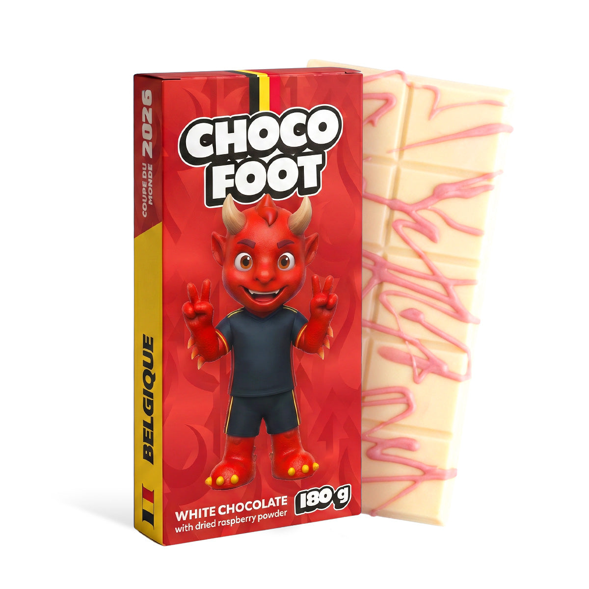 Choco Foot Belgium Raspberry Chocolate