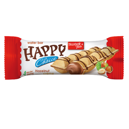 Happy Choice Wafer Bar Hazelnut Cream - My American Shop