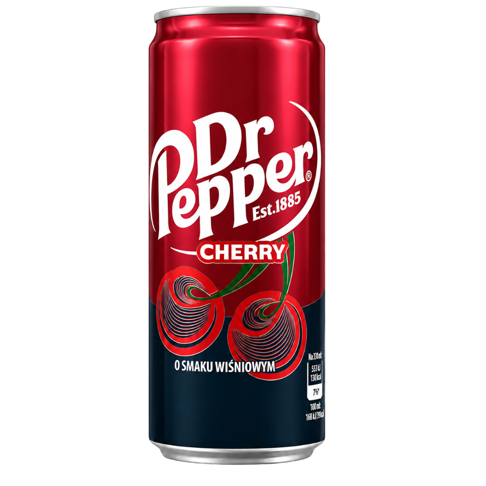 Dr Pepper Slim Can Cereza