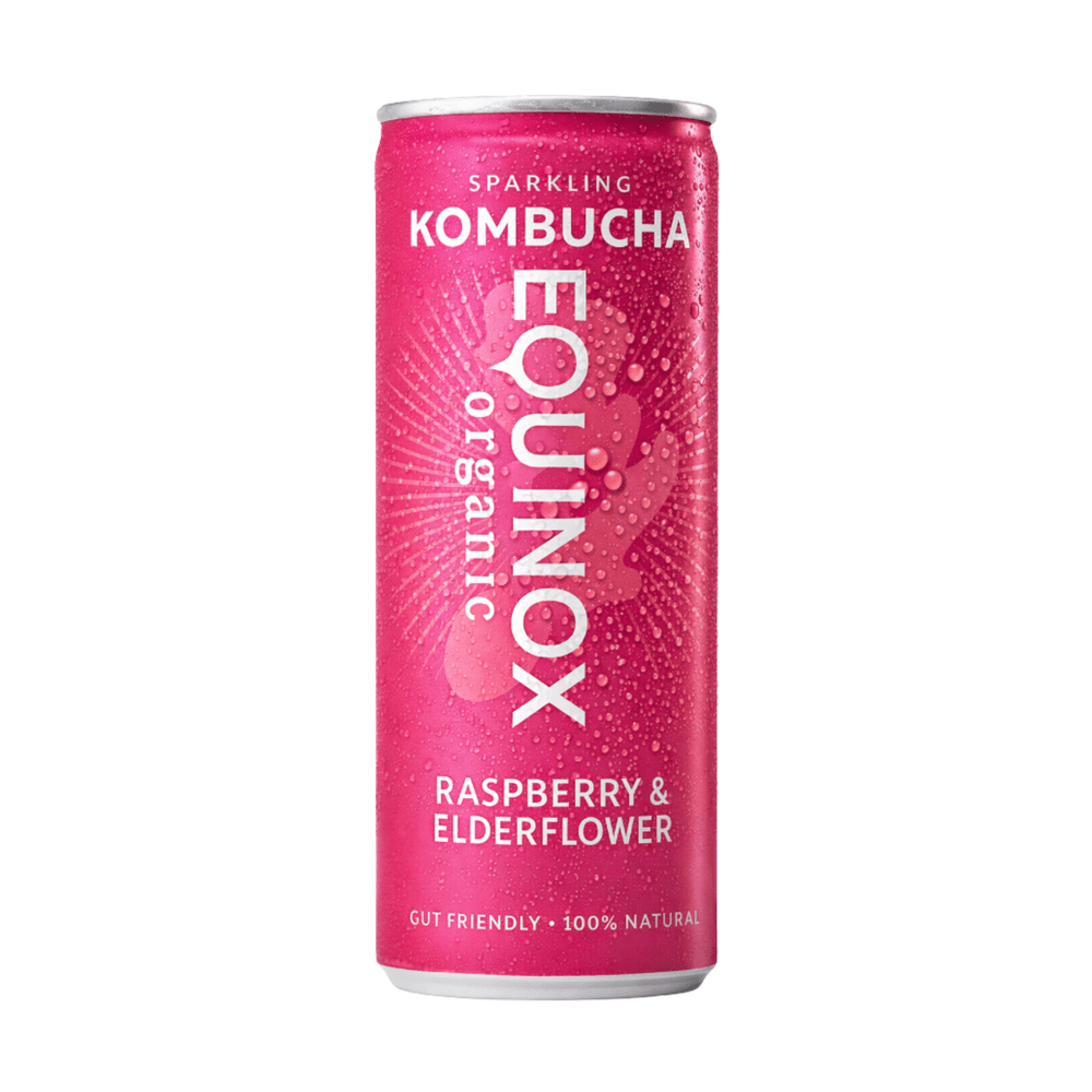 Equinox Organic Kombucha Raspberry Elderflower - My American Shop