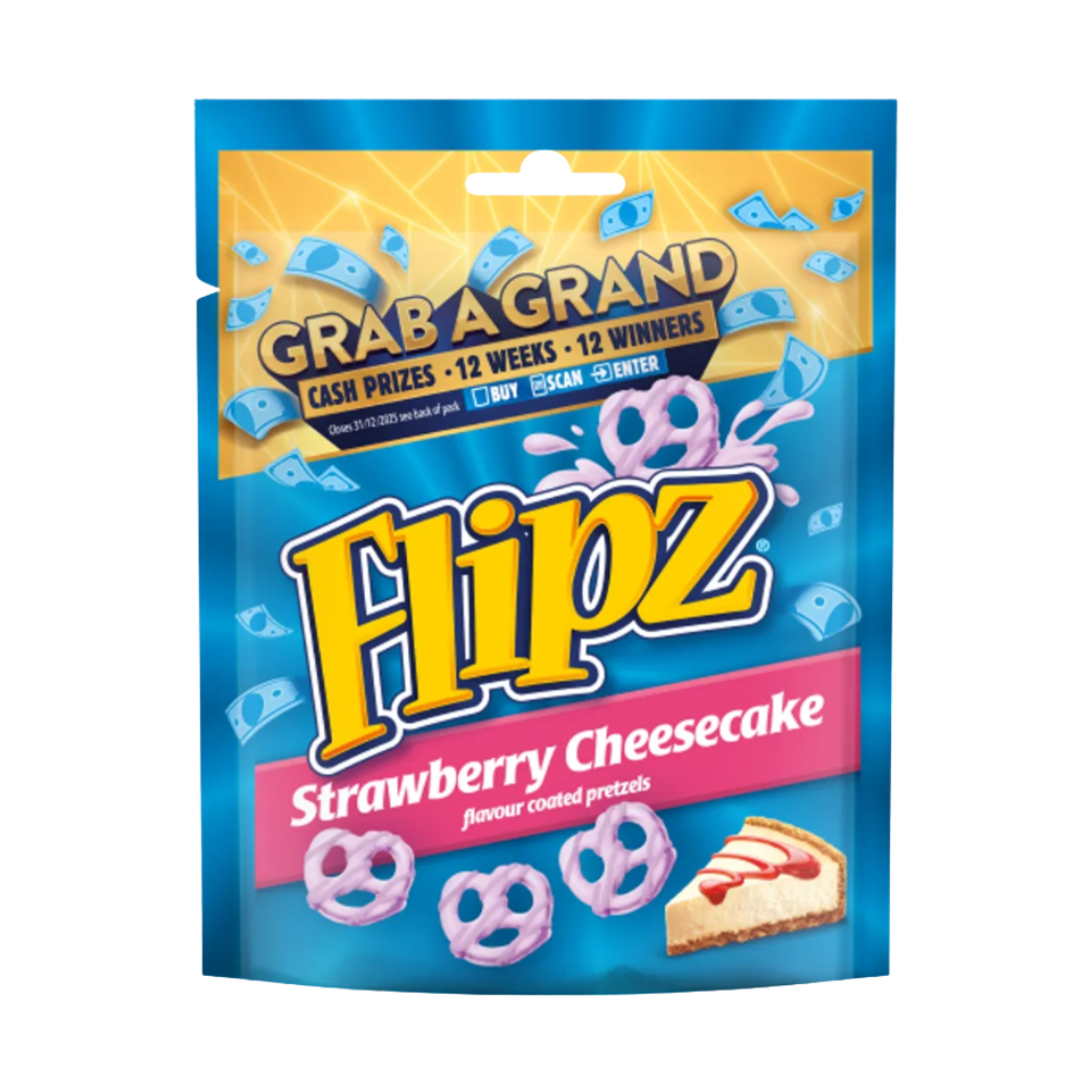 Flipz Strawberry Cheesecake - My American Shop