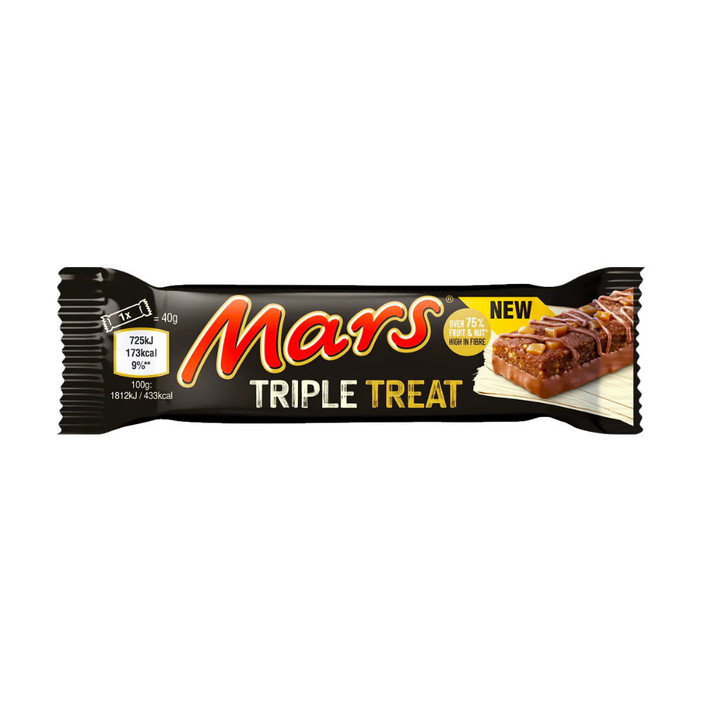 Mars Bar Triple Treat Fruta, Nueces y Chocolate
