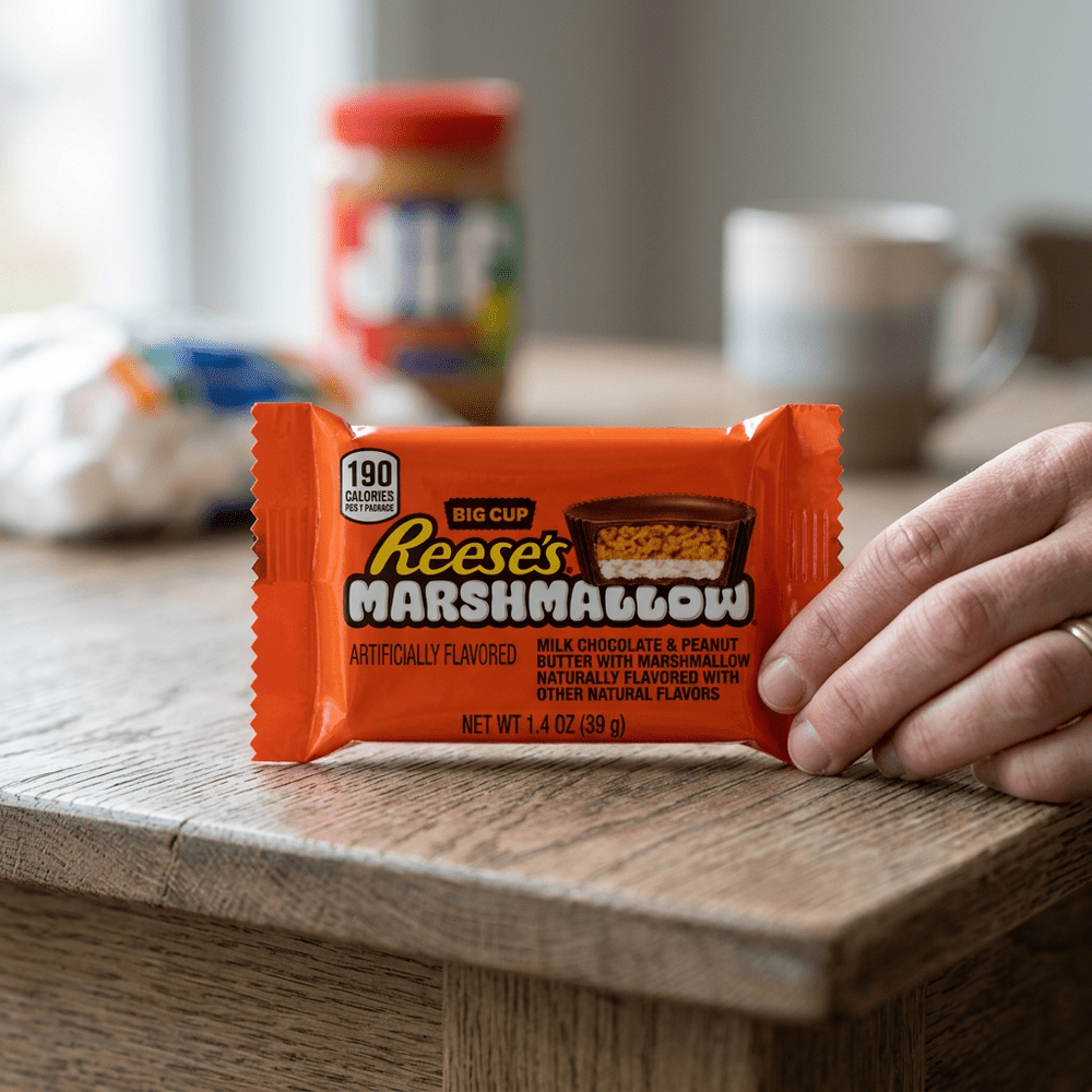 Reese's Marshmallow Big Cup chocolat au beurre de cacahuète et marshmallow