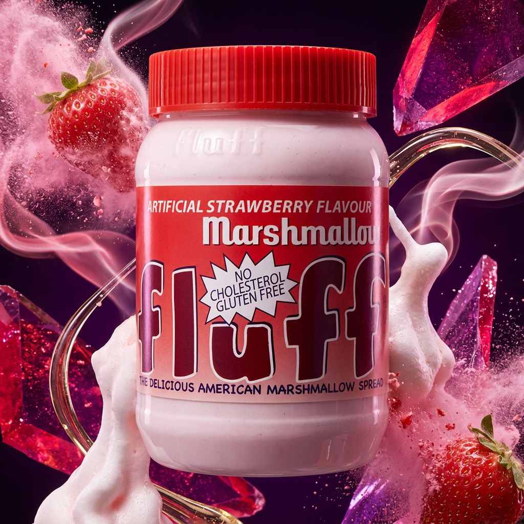Durkee Fluff Strawberry, pâte à tartiner marshmallow fraise américaine 213g, disponible sur My American Shop