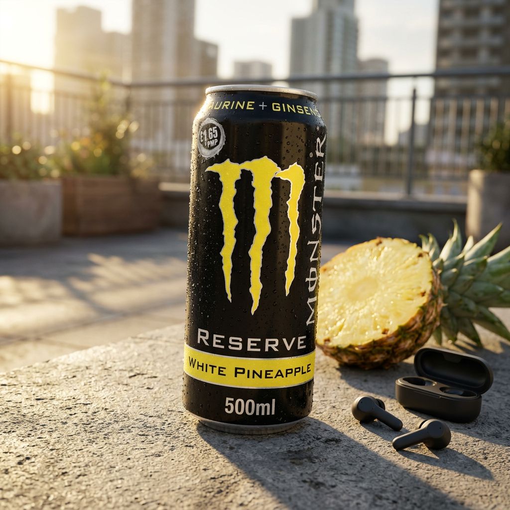 Monster Energy Reserve Pineapple UK, canette ananas 500ml edition importee, disponible sur My American Shop
