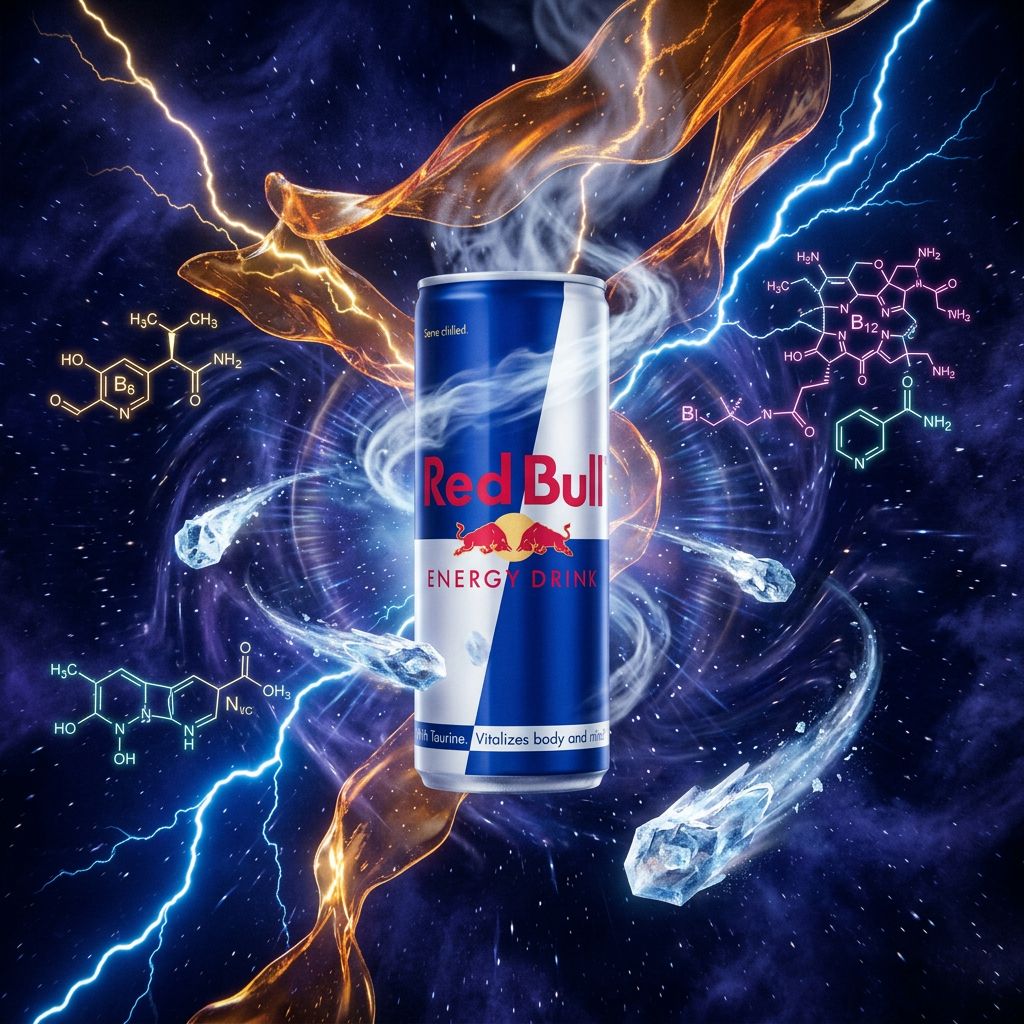 Red Bull Energy Drink Original 250ml, boisson énergisante iconique avec taurine et caféine, disponible sur My American Shop