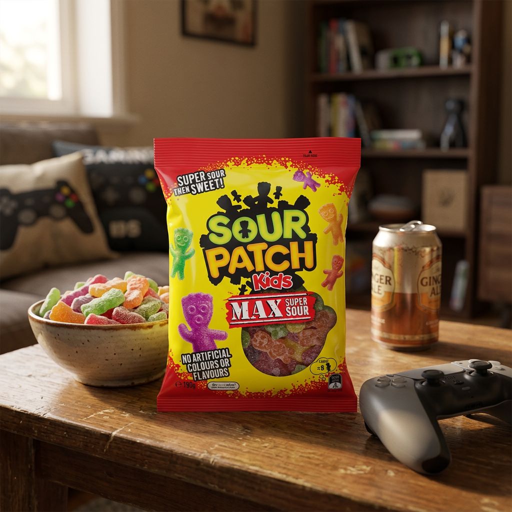 Sour Patch Kids Max Big, bonbons américains XXL acidulés et fruités, import USA, disponible sur My American Shop