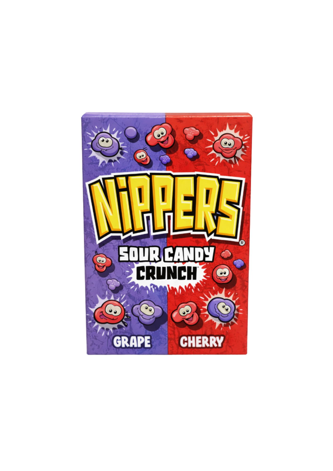 Nippers Sour Candy Crunch Grape Cherry - My American Shop
