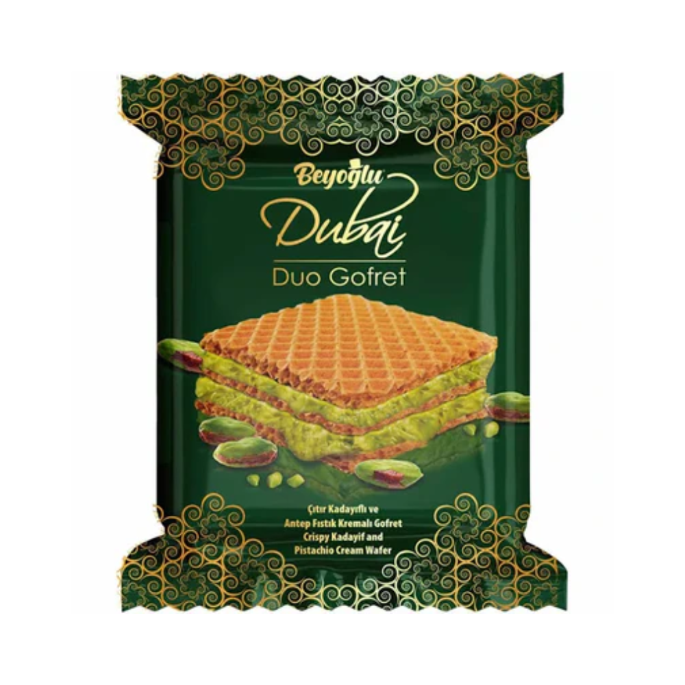 Beyoglu Dubai Duo Wafer Pistachio - My American Shop