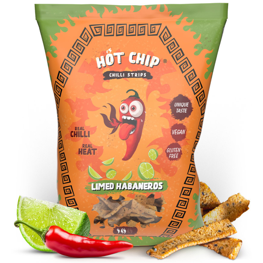 Hot Chip Strips Limed Habaneros - My American Shop