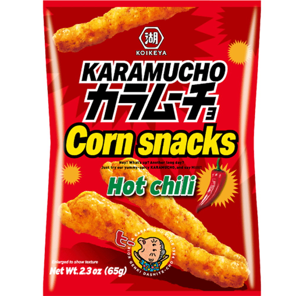 Karamucho Corn Snacks Hot Chilli - My American Shop