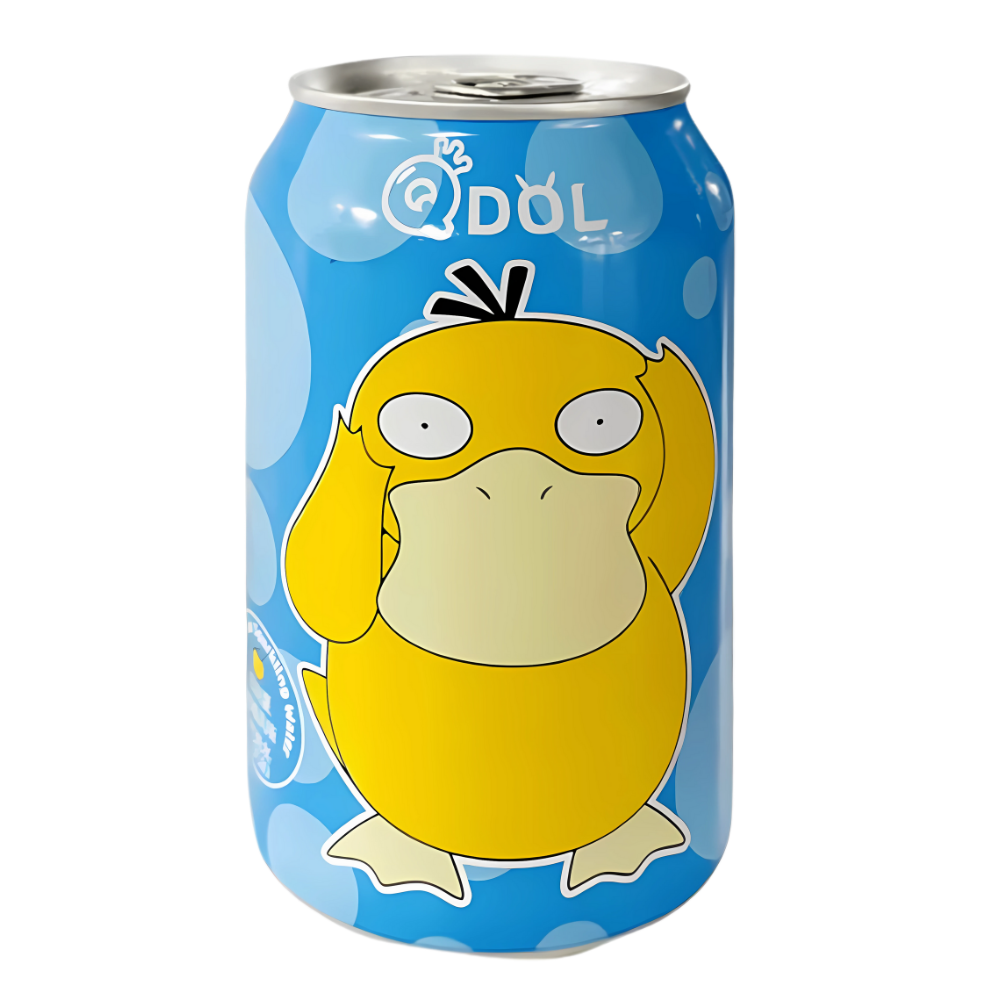 QDOL Pokemon Psyduck Citrus Flavoured Sparkling Water - My American Shop