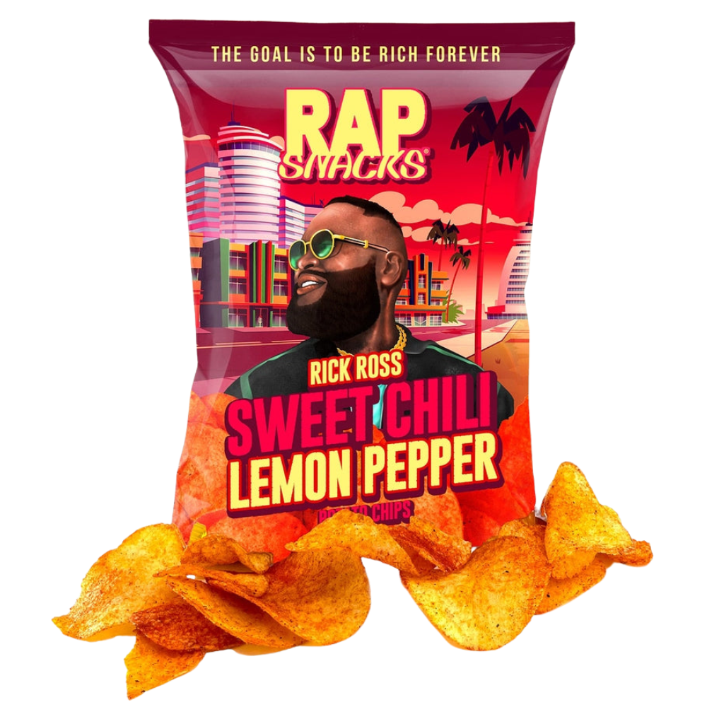 Rap Snacks Chips Rick Ross Sweet Chili & Lemon Pepper - My American Shop