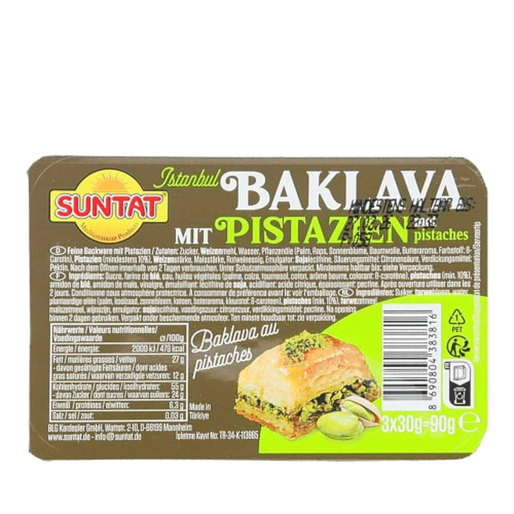 Suntat Baklava With Pistachios