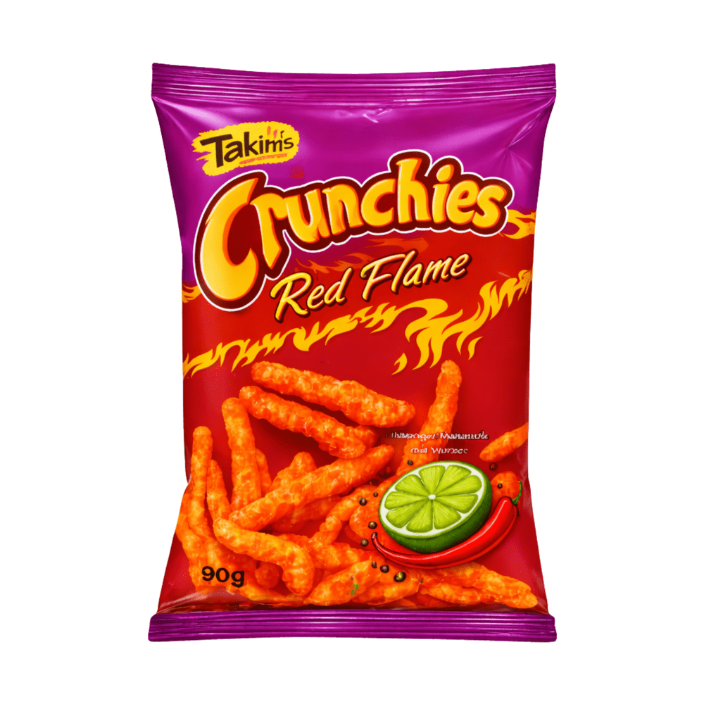 Takim's chunchies Red Flame Chili & Lime - My American Shop