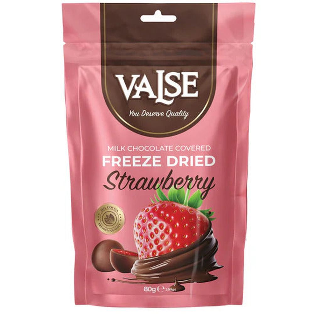 Valse Freeze Dried Strawberry & Milk Chocolate - My American Shop