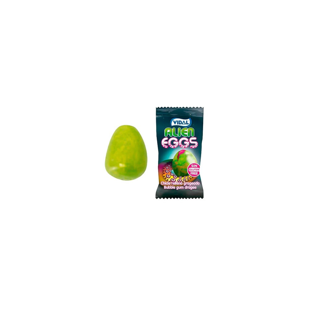 Vidal Alien Eggs Bubble Gum Melon & Pineapple