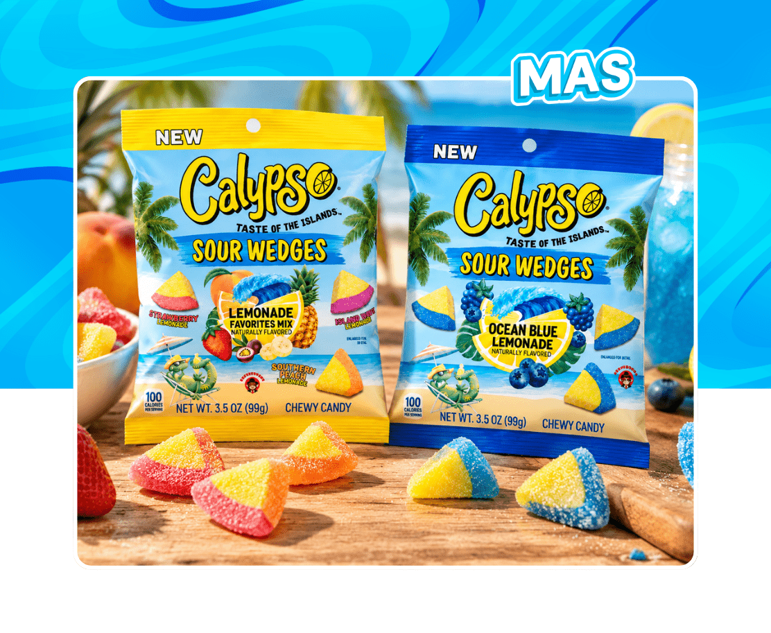 Nouveauté Calypso : les célèbres limonades arrivent en bonbons acidulés !