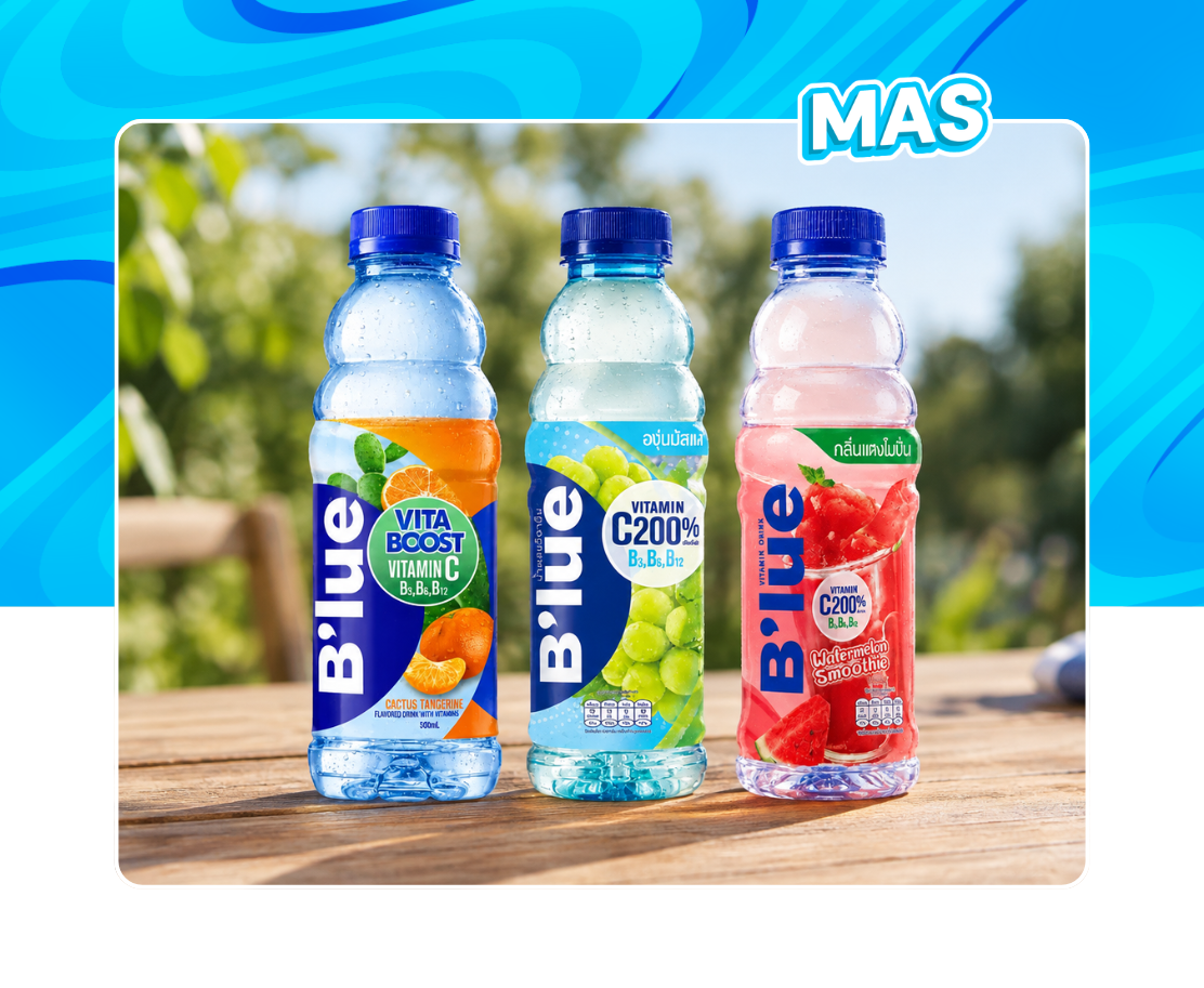 B’lue Vitamin Drink : découvre les 3 nouvelles saveurs