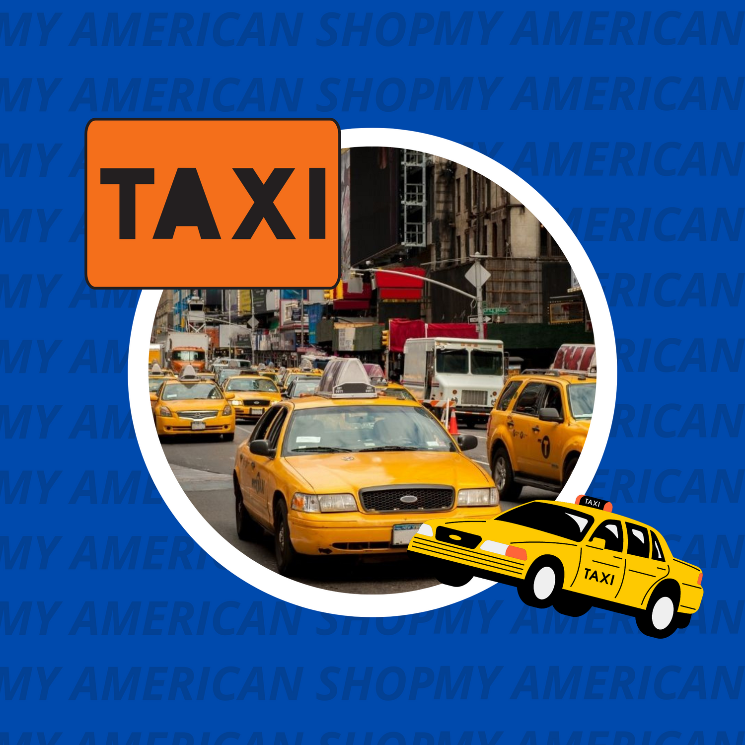 Taxis icónicos de Nueva York!