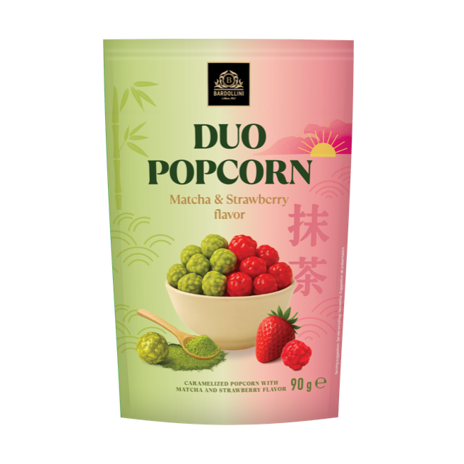 Bardollini Duo Popcorn sabor Matcha y Fresa