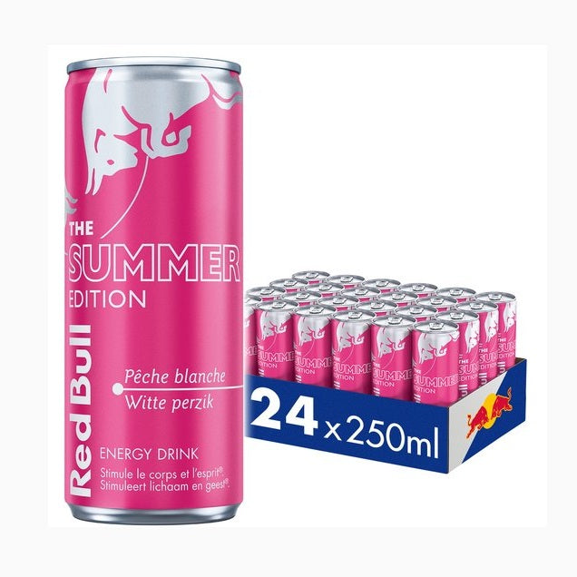 Pack Red Bull Energy Drink The Summer Edition Melocotón Blanco (24 unidades)