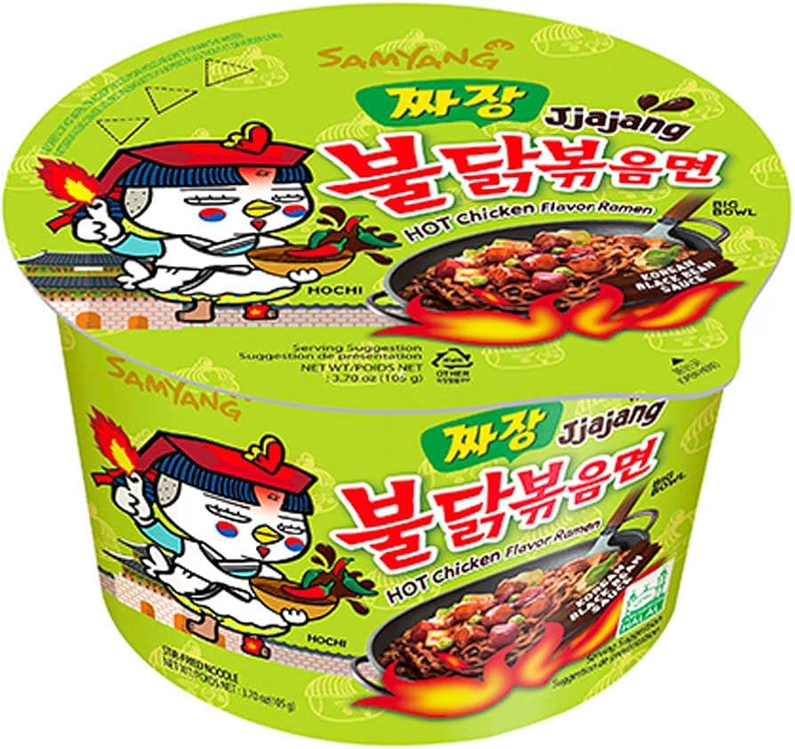Samyang Ramen Bowl Sabor Pollo Picante Jjajang