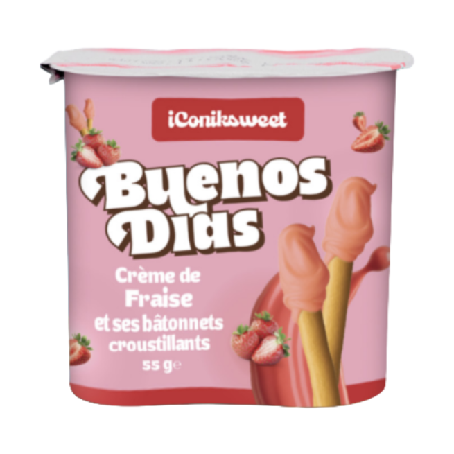 Buenos Dias Strawberry Cream Sticks - My American Shop