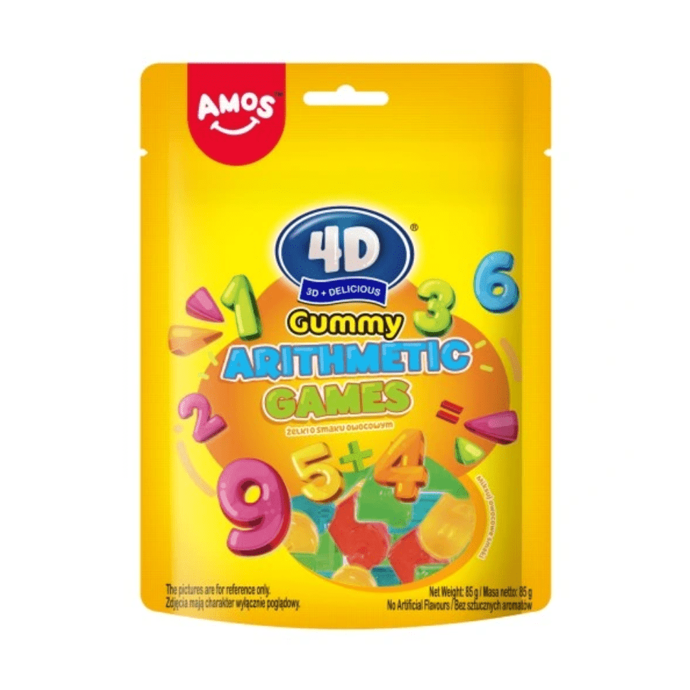 Amos 4D Gummy Arithmetic Games - My American Shop