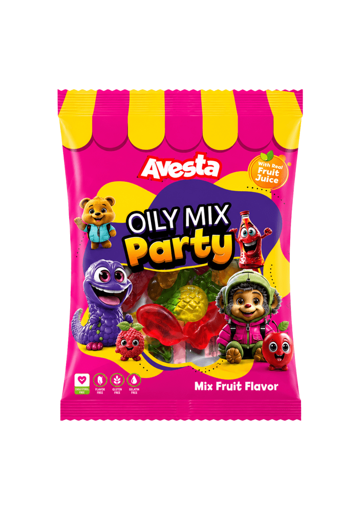 Avesta Mezcla Aceitosa Gominola de Fiesta Sabor Frutas