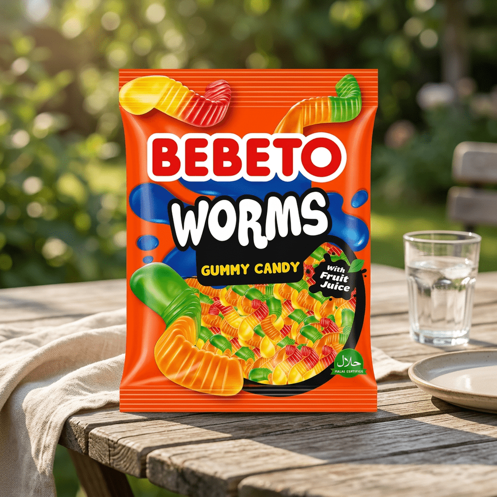 Gusanos de gelatina Bebeto