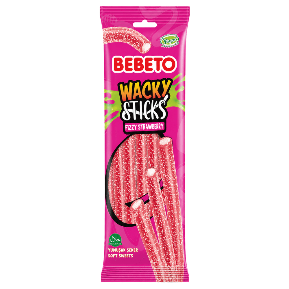Bebeto Wacky Sticks Fizz de Fresa