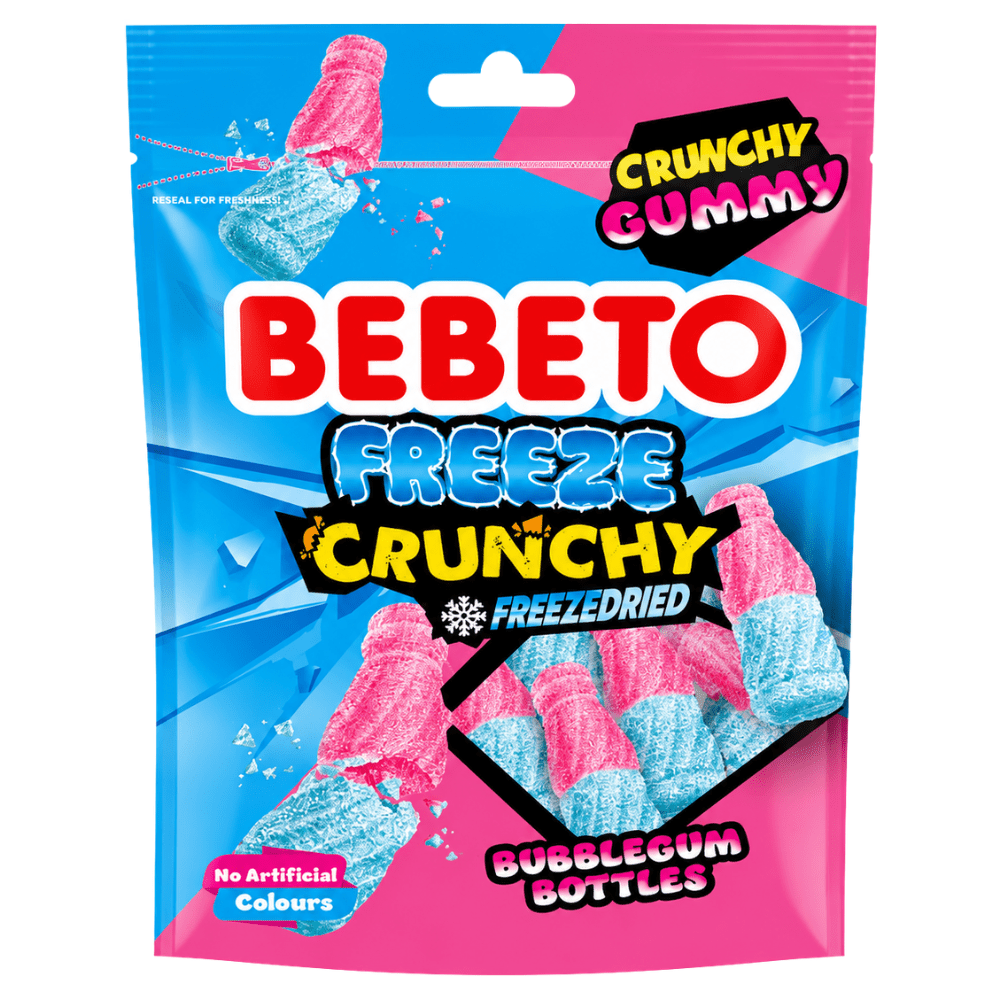 Bebeto Freeze Chicle Crujiente de Burbuja