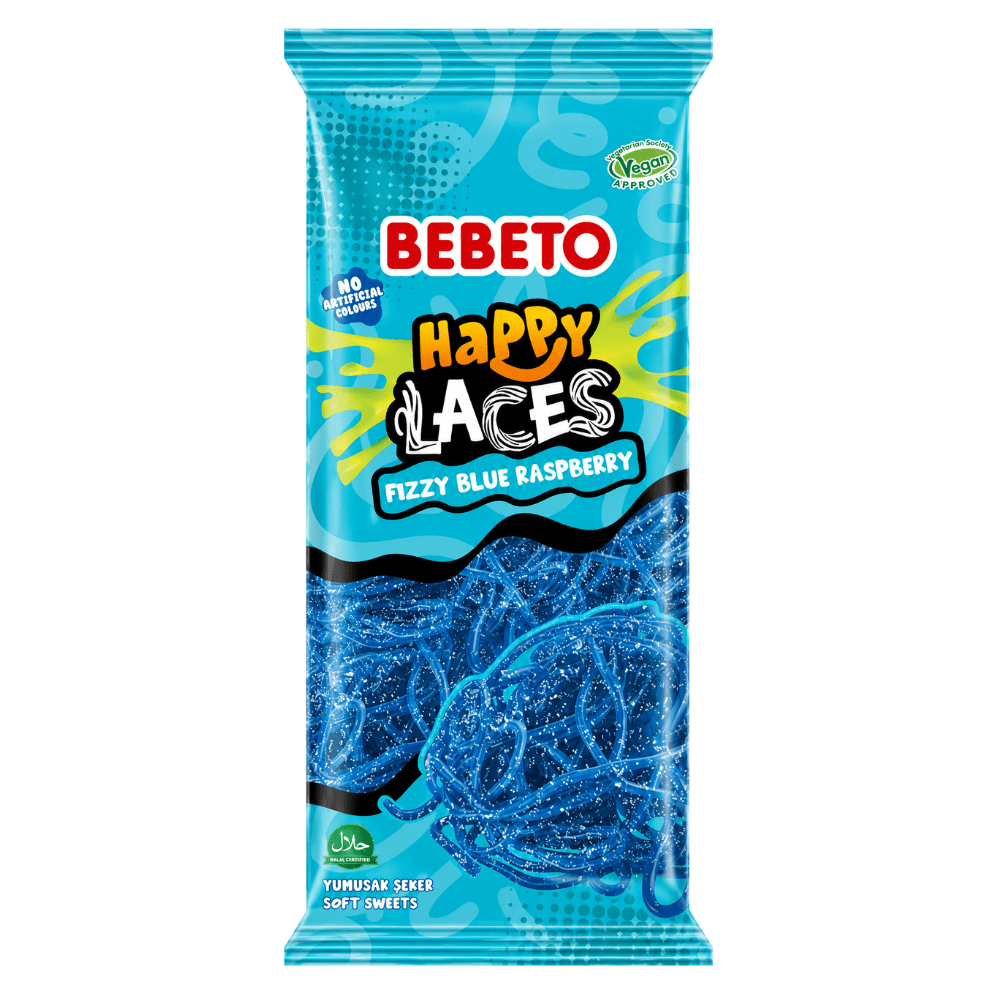 Bebeto Happy Laces Frambuesa Azul Efervescente