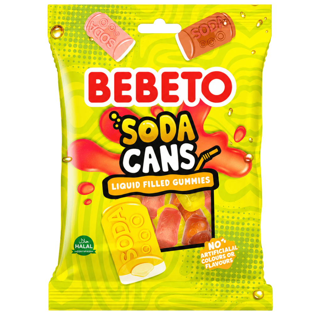 Latas de Bebeto Jelly Soda