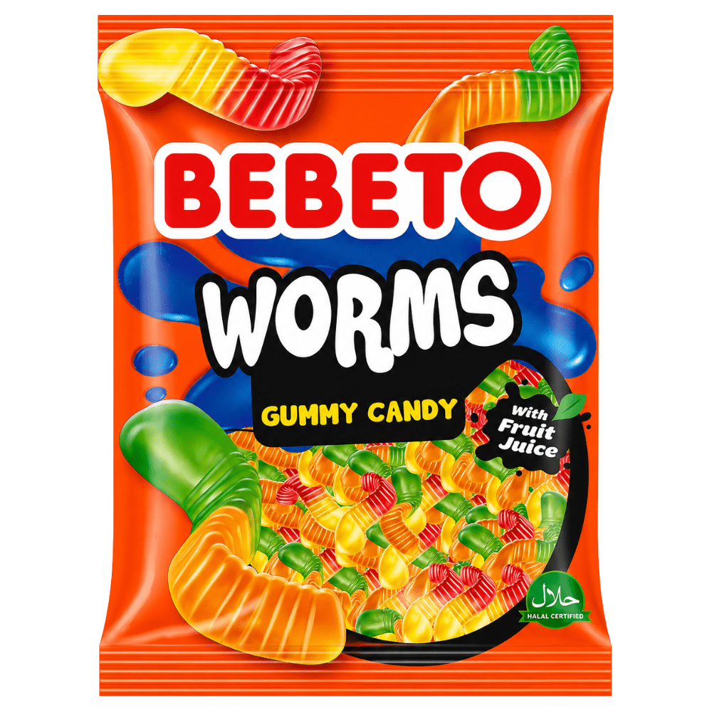 Gusanos de gelatina Bebeto