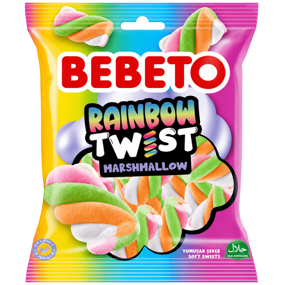 Bebeto Marshmallow Giro Arcoíris