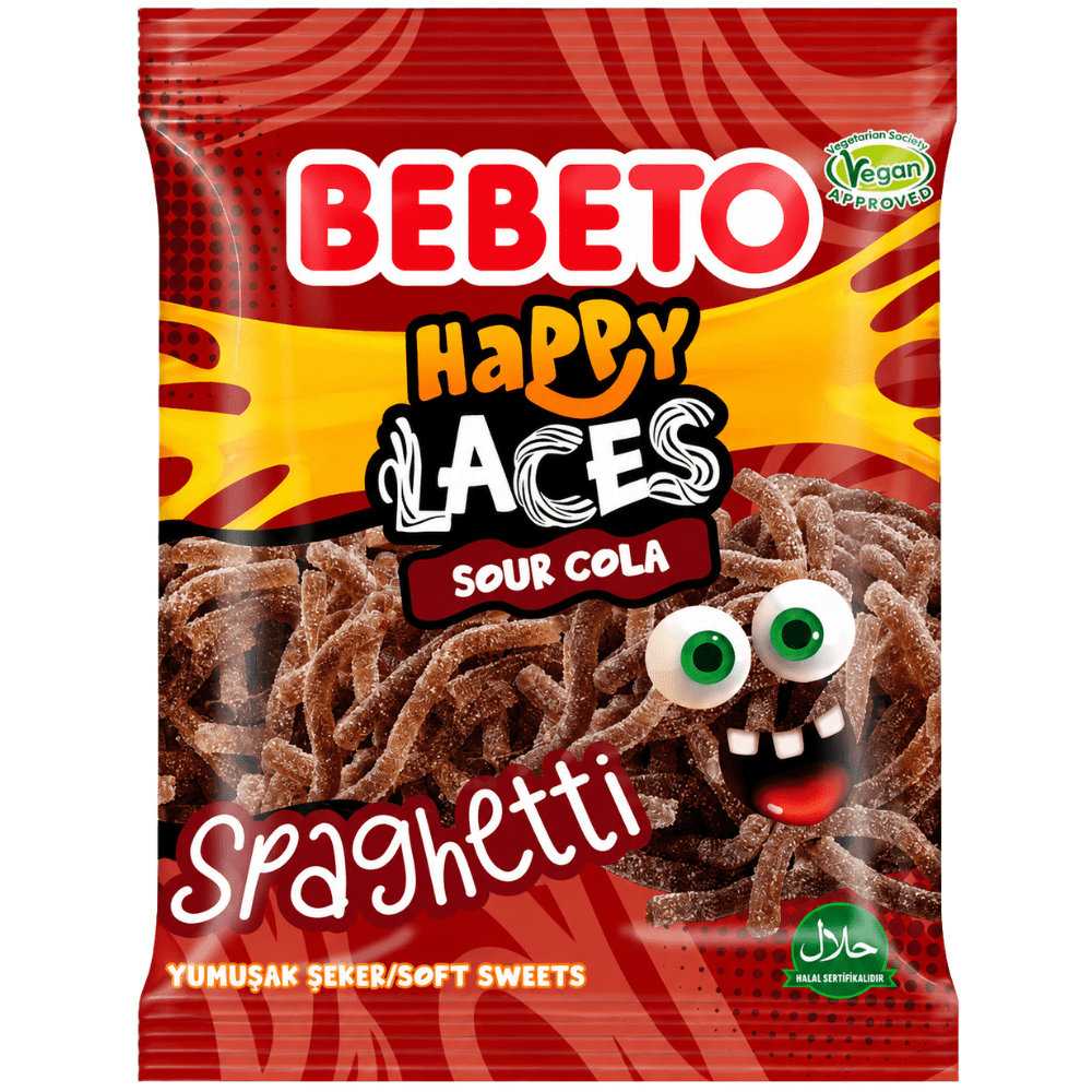 Bebeto Spaghetti Happy Laces Cola Ácida