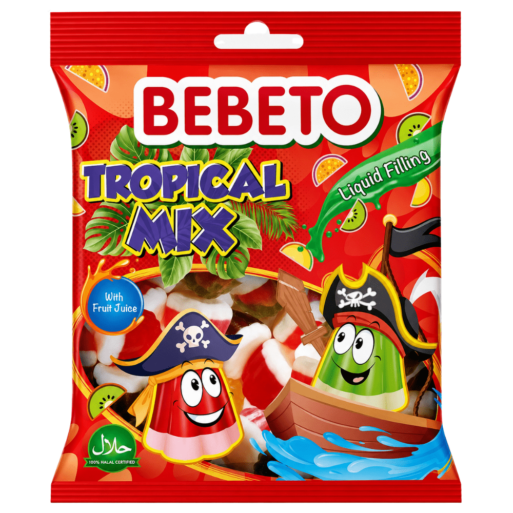 Mezcla Tropical de Gelatinas Bebeto