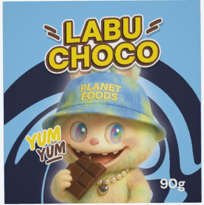 Labu Choco Chocolate with Pistachio and Turkish Cotton Candy