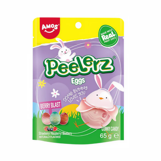 Huevos de gomita Amos Peelerz para Pascua