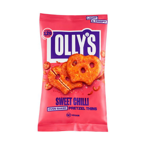 Olly's Pretzel Thins Pequeños de Chile Dulce