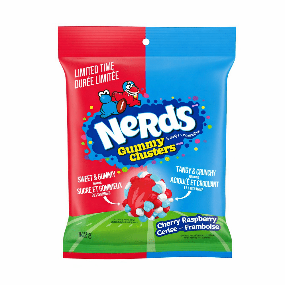 Nerds Gummy Clusters NFL Cereza Frambuesa