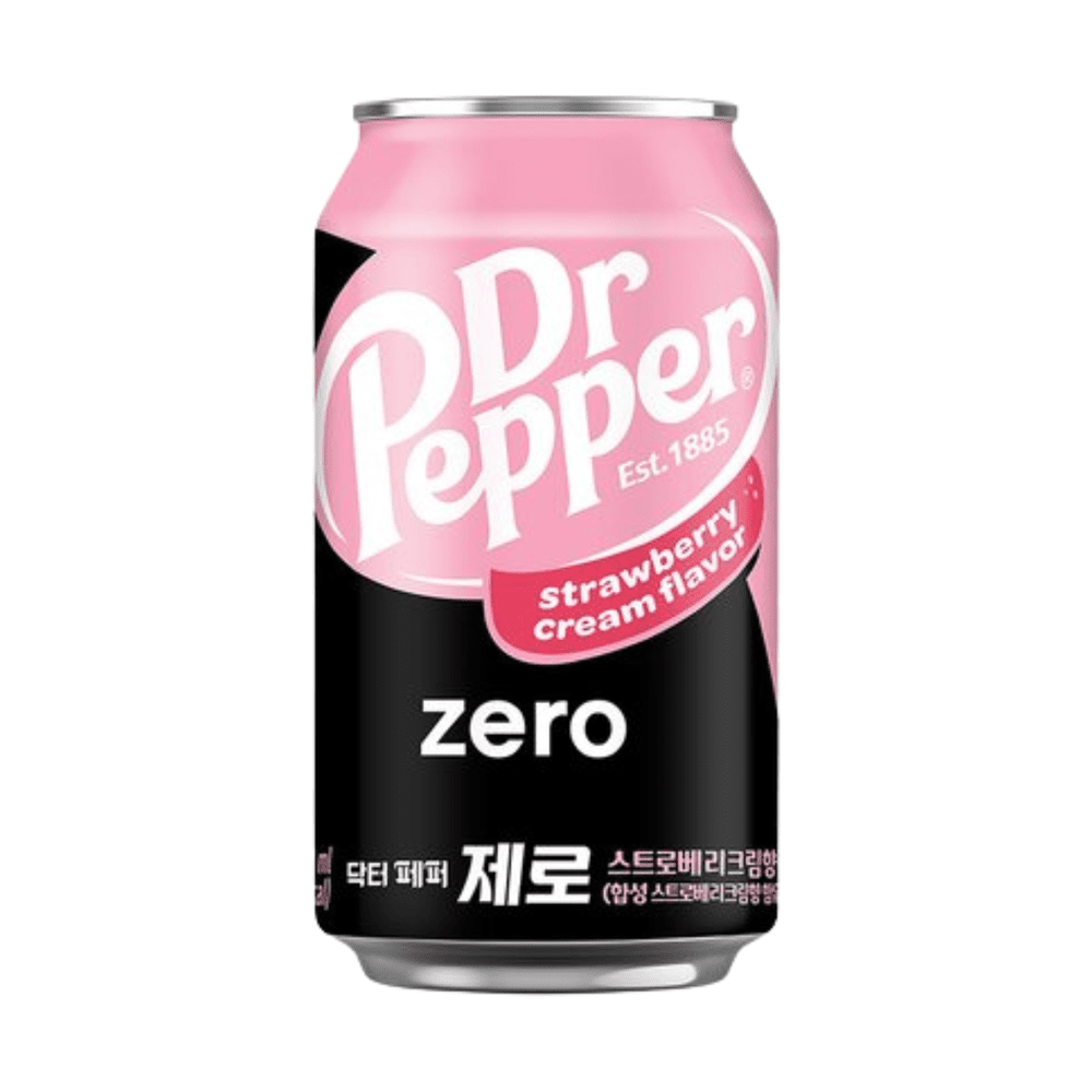 Coca Cola Dr Pepper Zero Strawberry Cream Flavor - My American Shop