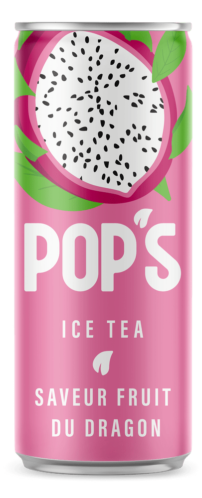 Pop's Ice Tea Fruta del Dragón Lata